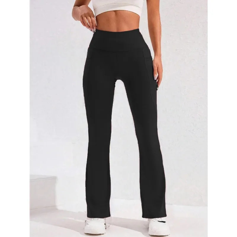 High Waisted Scrunch Butt Lifting Tummy Control Pocket Shaping Capri Training Leggings